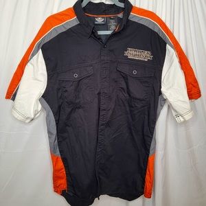 Men’s XL button up Harley Davidson shirt